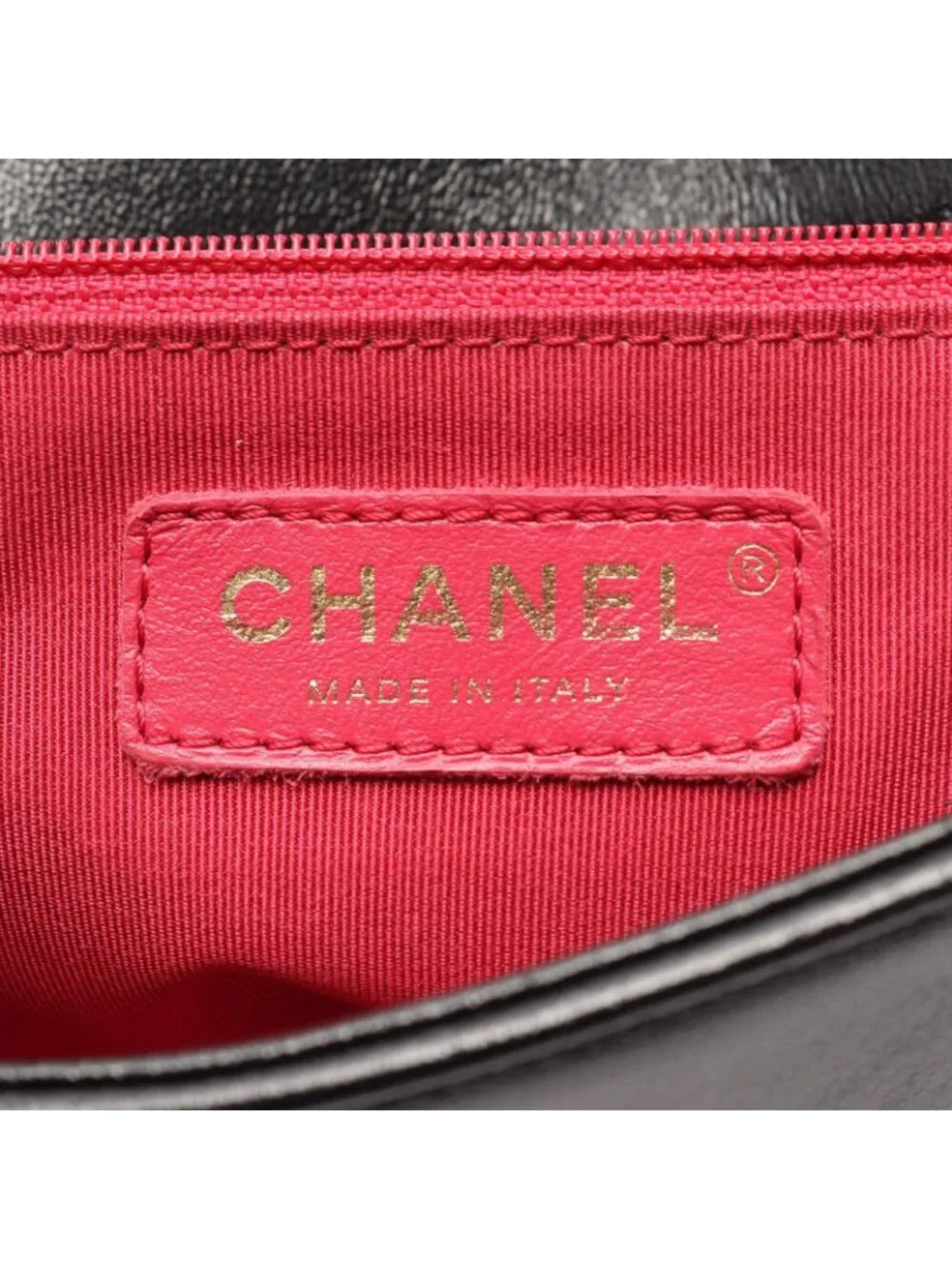 Chanel Shoulder Bag Quilted 2-Way Black Leather Full Flap Chain